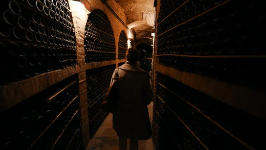 Bodegas subterráneas de Yllera en Rueda (Valladolid). Bodegas subterráneas de Yllera en Rueda (Valladolid).