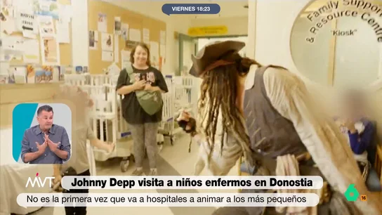 Iñaki López defiende las acciones solidarias de Jhonny Depp: "Una cosa es él y los problemas que tenga y otra cosa es Jack Sparrow" Iñaki López defiende las acciones solidarias de Jhonny Depp: "Una cosa es él y los problemas que tenga y otra cosa es Jack Sparrow"