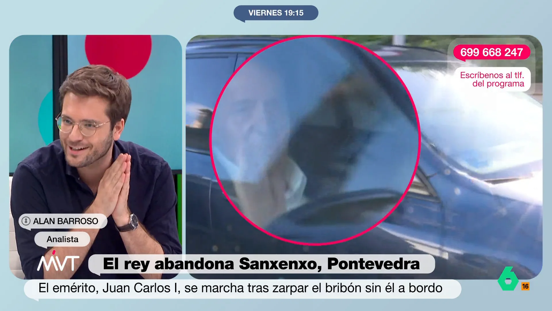 Alan Barroso, analista: Nadie ha hecho más por el advenimiento de la III República que el rey Juan Carlos
