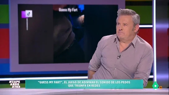 Los zapeadores juegan a 'Adivina mi pedo': "Cambiadle la almohadilla al micro" Miki Nadal se presta a jugar a este juego que se ha hecho viral. Como explica Maya Pixelskaya, "A le pide a B que adivine su pedo. B imita con la boca el sonido que cree que va a tener".