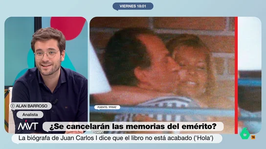 Alan Barroso, sobre las memorias del rey Juan Carlos: "Ha robado su propia historia al actuar como comisionista real" Alan Barroso, sobre las memorias del rey Juan Carlos: "Ha robado su propia historia al actuar como comisionista real"
