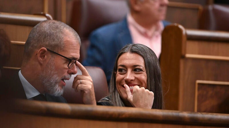 La portavoz parlamentaria de Junts, Míriam Nogueras, este jueves en el Congreso.