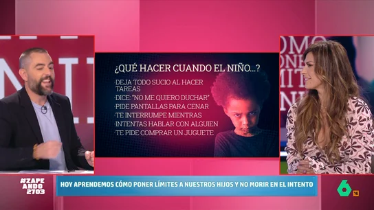 Raquel Perera enseña cómo poner límites a nuestros hijos en situaciones cotidianas: "La negociación es fundamental" La psicóloga explica cómo se debe responder a los niños antes determinadas situaciones como, por ejemplo, que pidan utilizar la tableta antes de comer o se nieguen a ducharse.