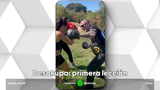 Imágenes del curso de Desokupa de formación de Policías y Mossos Imágenes del curso de Desokupa de formación de Policías y Mossos
