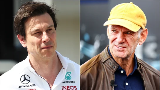 Totto Wolff y Adrian Newey Totto Wolff y Adrian Newey