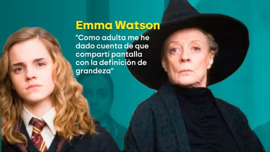 Emma Watson se despide de Maggie Smith en redes sociales Emma Watson se despide de Maggie Smith en redes sociales