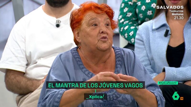 XPLICA Maribel, pensionista: "Es importante que los empresarios paguen bien y los jóvenes trabajen en mejores condiciones para que sean más felices 