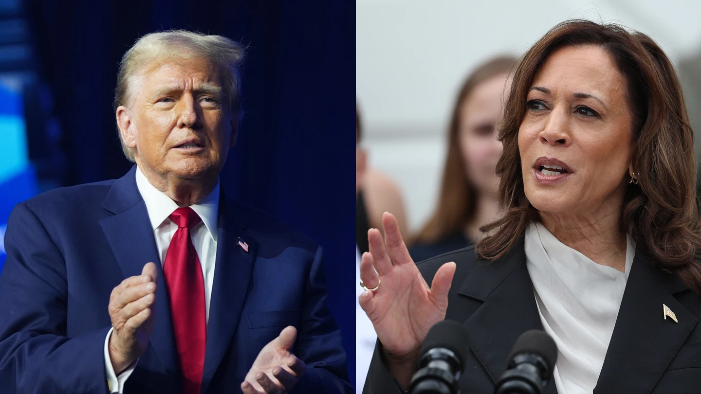 Donald Trump y Kamala Harris Donald Trump y Kamala Harris