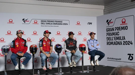 Enea Bastianini, 'Pecco' Bagnaia, Jorge Martín y Marc Márquez Enea Bastianini, 'Pecco' Bagnaia, Jorge Martín y Marc Márquez