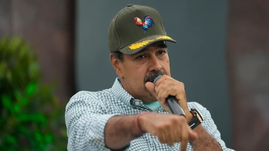 El presidente de Venezuela, Nicolás Maduro, durante una comparecencia El presidente de Venezuela, Nicolás Maduro, durante una comparecencia