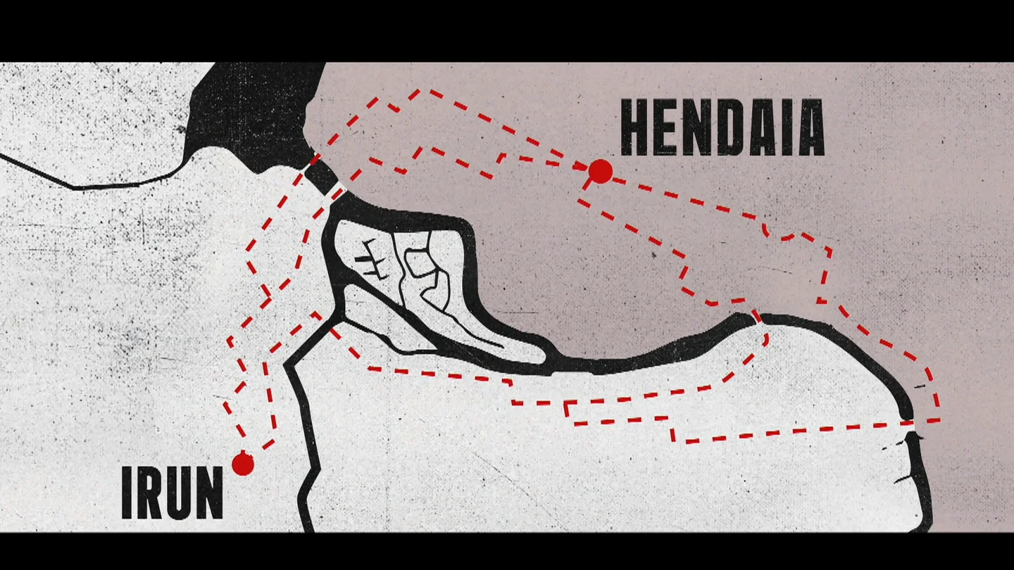 Las rutas con las que los migrantes intentan llegar a Francia desde Irún: "El que se ha ahogado no te manda ningún mensaje" Las rutas con las que los migrantes intentan llegar a Francia desde Irún: "El que se ha ahogado no te manda ningún mensaje"