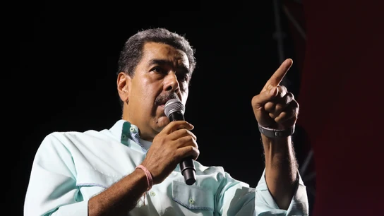 El presidente de Venezuela, Nicolás Maduro, durante un acto de gobierno este sábado, en La Guaira (Venezuela). El presidente de Venezuela, Nicolás Maduro, durante un acto de gobierno este sábado, en La Guaira (Venezuela).