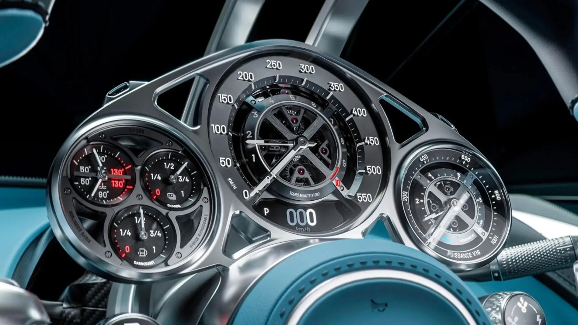 Interior del Bugatti Tourbillon Interior del Bugatti Tourbillon
