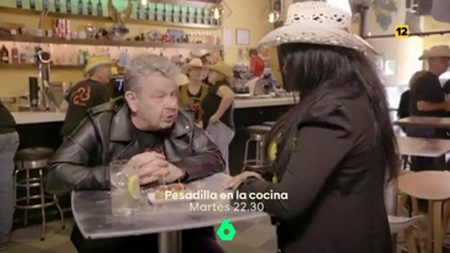 Hoy, Alberto Chicote visita en Pesadilla en la cocina 'La dulce Harleey' un bar motero de Alcalá de Henares Hoy, Alberto Chicote visita en Pesadilla en la cocina 'La dulce Harleey' un bar motero de Alcalá de Henares