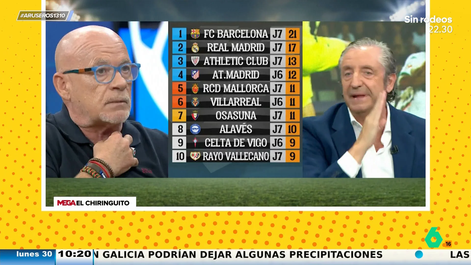 Josep Pedrerol echa a Alfredo Duro tras un ataque de tos en el plató: "Vete a echar gárgaras, date una vuelta por ahí"