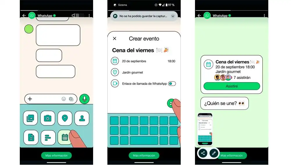 Asi se crean eventos de grupo Asi se crean eventos de grupo