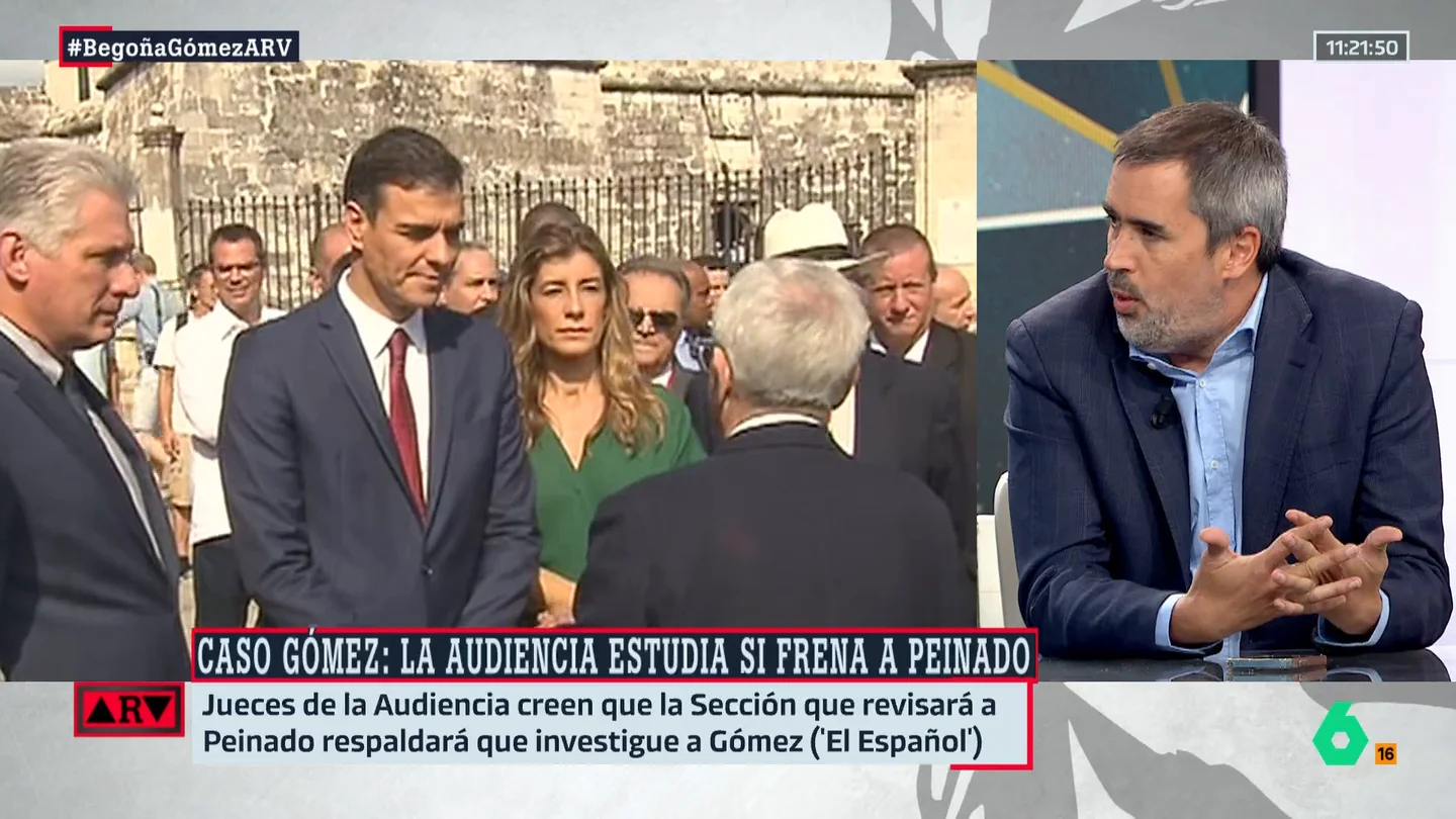 ARV- Carlos E. Cué, sobre el 'caso Begoña Gómez': "Siguen pasando los meses y el juez sigue sin encontrar nada" ARV- Carlos E. Cué, sobre el 'caso Begoña Gómez': "Siguen pasando los meses y el juez sigue sin encontrar nada"