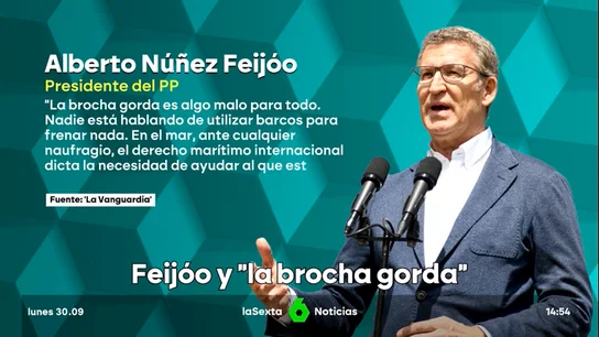 A Feijóo se le atraganta la política migratoria: modera su discurso y censura la idea de Tellado de sacar al Ejército A Feijóo se le atraganta la política migratoria: modera su discurso y censura la idea de Tellado de sacar al Ejército