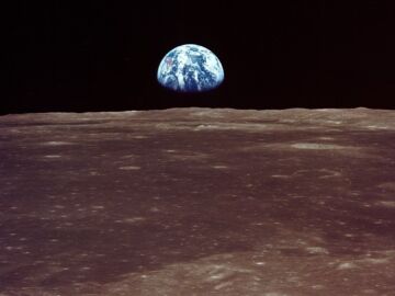 Imagen de la Tierra desde la Luna