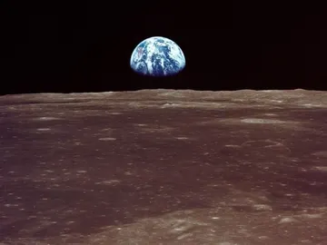 Imagen de la Tierra desde la Luna Imagen de la Tierra desde la Luna