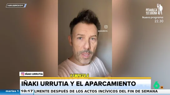 Iñaki Urrutia sobre encontrar plaza en los parkings: "He dado dos vueltas y te he visto dos veces, ¡vete ya!" Iñaki Urrutia sobre encontrar plaza en los parkings: "He dado dos vueltas y te he visto dos veces, ¡vete ya!"