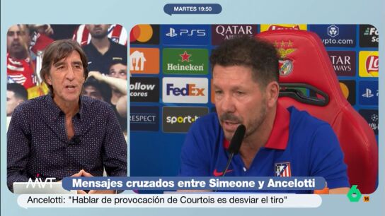 Benjam&iacute;n Prado, sobre el Cholo: "Me da la impresi&oacute;n de que Simeone, si no fuese entrenador, ser&iacute;a un miembro del Frente Atl&eacute;tico"