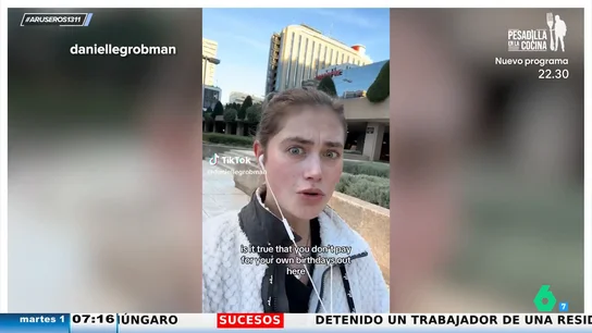 Una joven de EEUU alucina al descubrir que en España la persona que cumple años no tiene que pagar toda la celebración Una joven de EEUU alucina al descubrir que en España la persona que cumple años no tiene que pagar toda la celebración