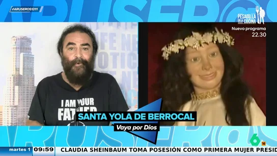 El Sevilla reacciona a la polémica santa de un pueblo gallego que dicen que se parece a Yola Berrocal o a Camilo Sesto El Sevilla reacciona a la polémica santa de un pueblo gallego que dicen que se parece a Yola Berrocal o a Camilo Sesto