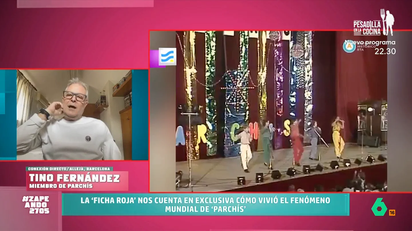 Tino Fernández, de Parchís, cuenta cómo vivió el fenómeno mundial del grupo: "Fue un juego maravilloso" Fernández fue la 'ficha roja' en el mítico grupo infantil. El artista va a publicar próximamente un libro en el que cuenta, entre otras cosas, qué significó para él ser parte de Parchís.