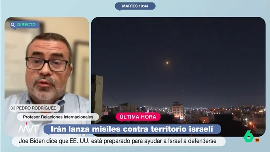 Pedro Rodríguez advierte: "Estamos viviendo uno de los momentos más peligrosos de la historia moderna de Oriente Medio" Pedro Rodríguez advierte: "Estamos viviendo uno de los momentos más peligrosos de la historia moderna de Oriente Medio"