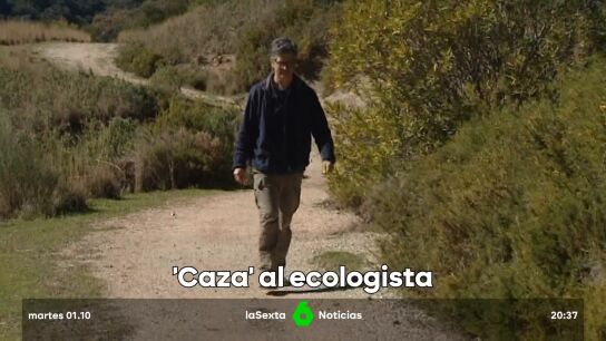 caza al ecologista con coca&iacute;na