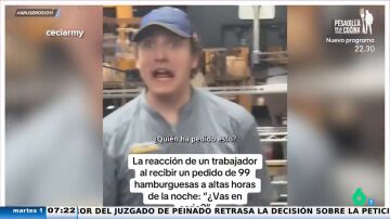 Un trabajador enloquece al recibir un pedido de 99 hamburguesas a altas horas de la noche: "¿Vas en serio?"