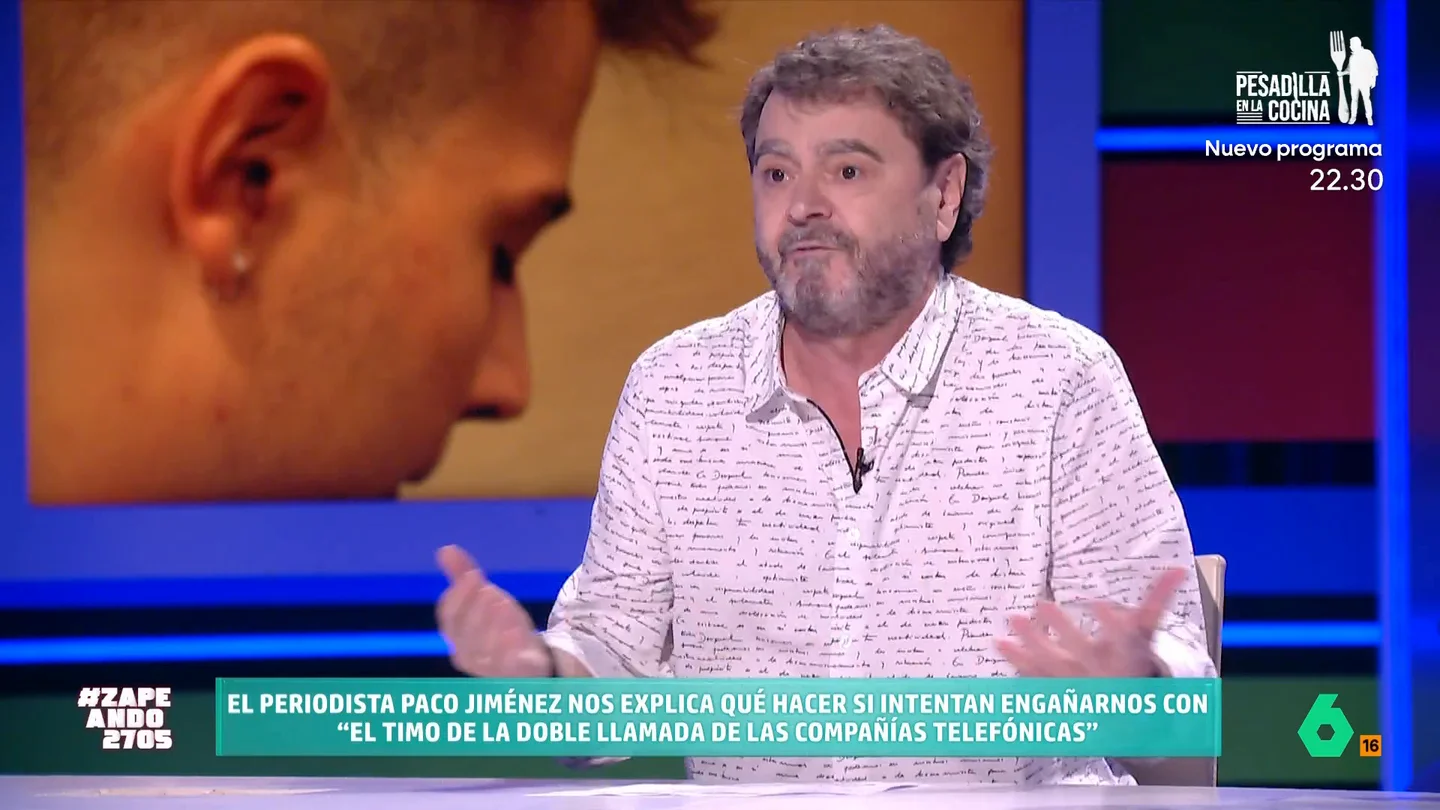 Paco Jiménez explica en qué consiste el 'timo de la doble llamada': "Es de otra liga" Paco Jiménez explica en qué consiste el 'timo de la doble llamada': "Es de otra liga"