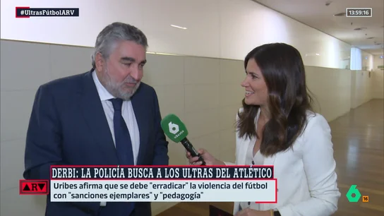 Uribes anuncia "sanciones ejemplarizantes" por los incidentes del Metropolitano: "El deporte es incompatible con la violencia" Uribes anuncia "sanciones ejemplarizantes" por los incidentes del Metropolitano: "El deporte es incompatible con la violencia"