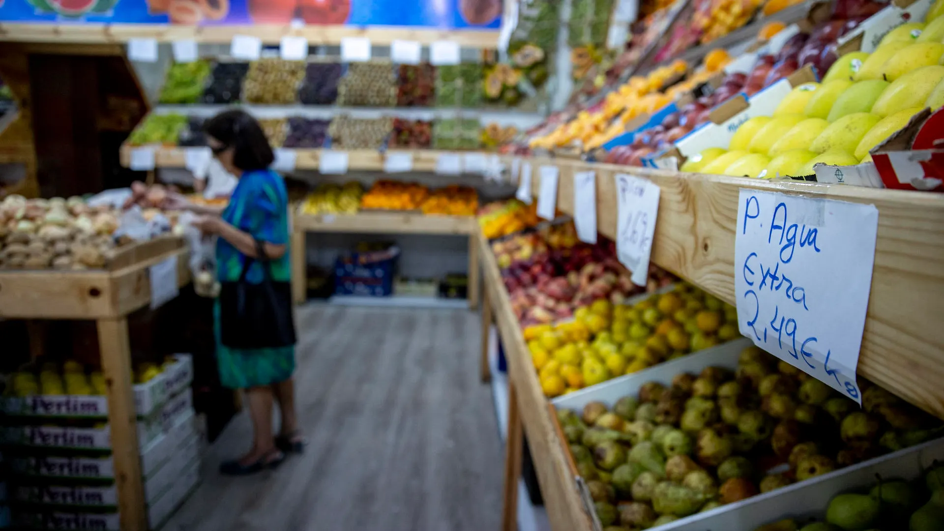 Imagen de archivo de una frutería en Toledo. 