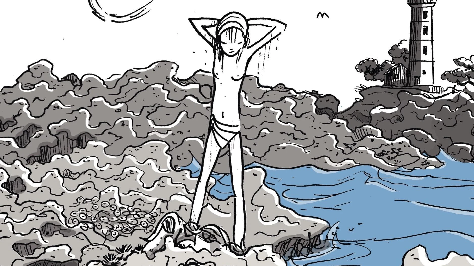 Detalle de la portada de la novela ilustrada 'Umiko'