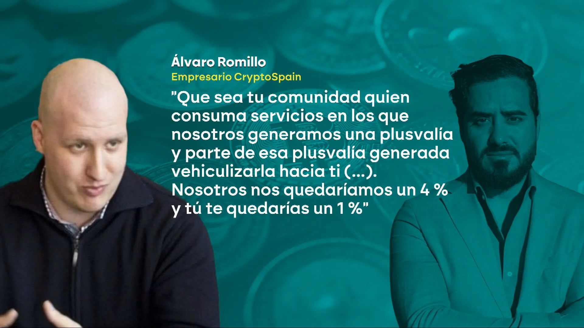 Conversaciones entre Alvise Pérez y Álvaro Romillo