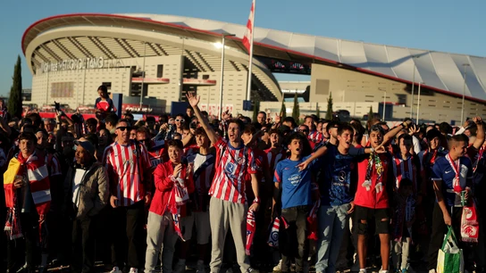 Aficionados del Atleti en el Metropolitano Aficionados del Atleti en el Metropolitano