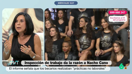 Beatriz de Vicente, sobre el caso de Nacho Cano: "Si el fiscal quiere, aquí hay guerra" La abogada indica que "hay un criterio interpretativo del artículo 52 que expone que 'en el caso de que los becarios sean extranjeros y reciban algún tipo de remuneración sí que tienen que estar dados de alta".