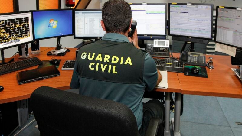 Imagen de archivo de un centro de control de la Guardia Civil 