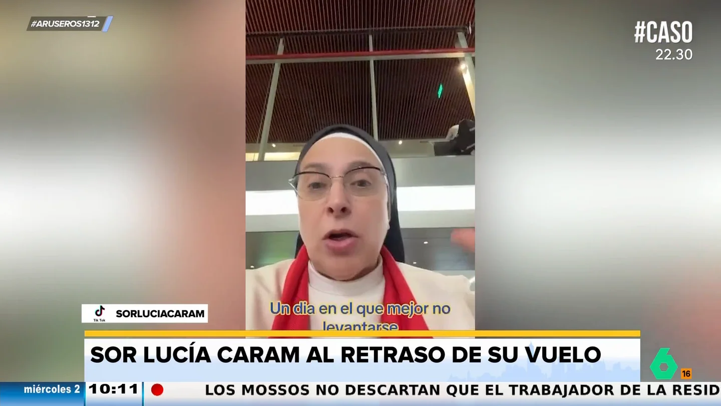 Sor Lucía Caram, a un restaurante del aeropuerto de Barcelona: "Nos dan una suela que no se puede ni comer" Sor Lucía Caram, a un restaurante del aeropuerto de Barcelona: "Nos dan una suela que no se puede ni comer"