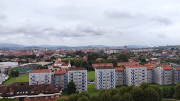 Vista panorámica de Gijón. 