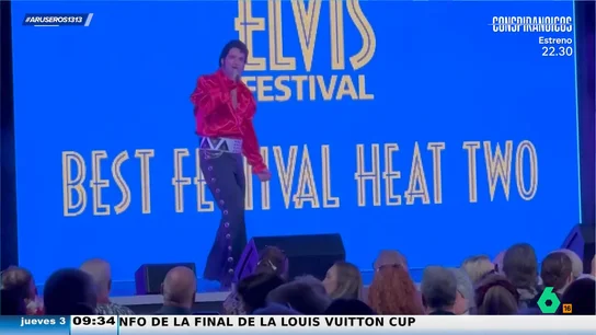Un español, elegido como el mejor Elvis Presley del mundo tras su performance en el Porthcawl Elvis Festival Un español, elegido como el mejor Elvis Presley del mundo tras su performance en el Porthcawl Elvis Festival