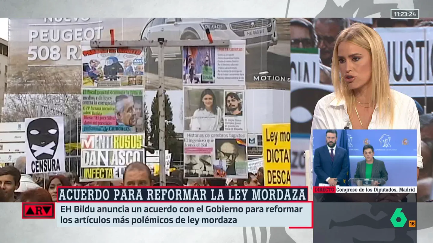 ARV- Afra Blanco, sobre la reforma de la ley mordaza: "España tiene que recuperar el derecho fundamental a poderse expr ARV- Afra Blanco, sobre la reforma de la ley mordaza: "España tiene que recuperar el derecho fundamental a poderse expr
