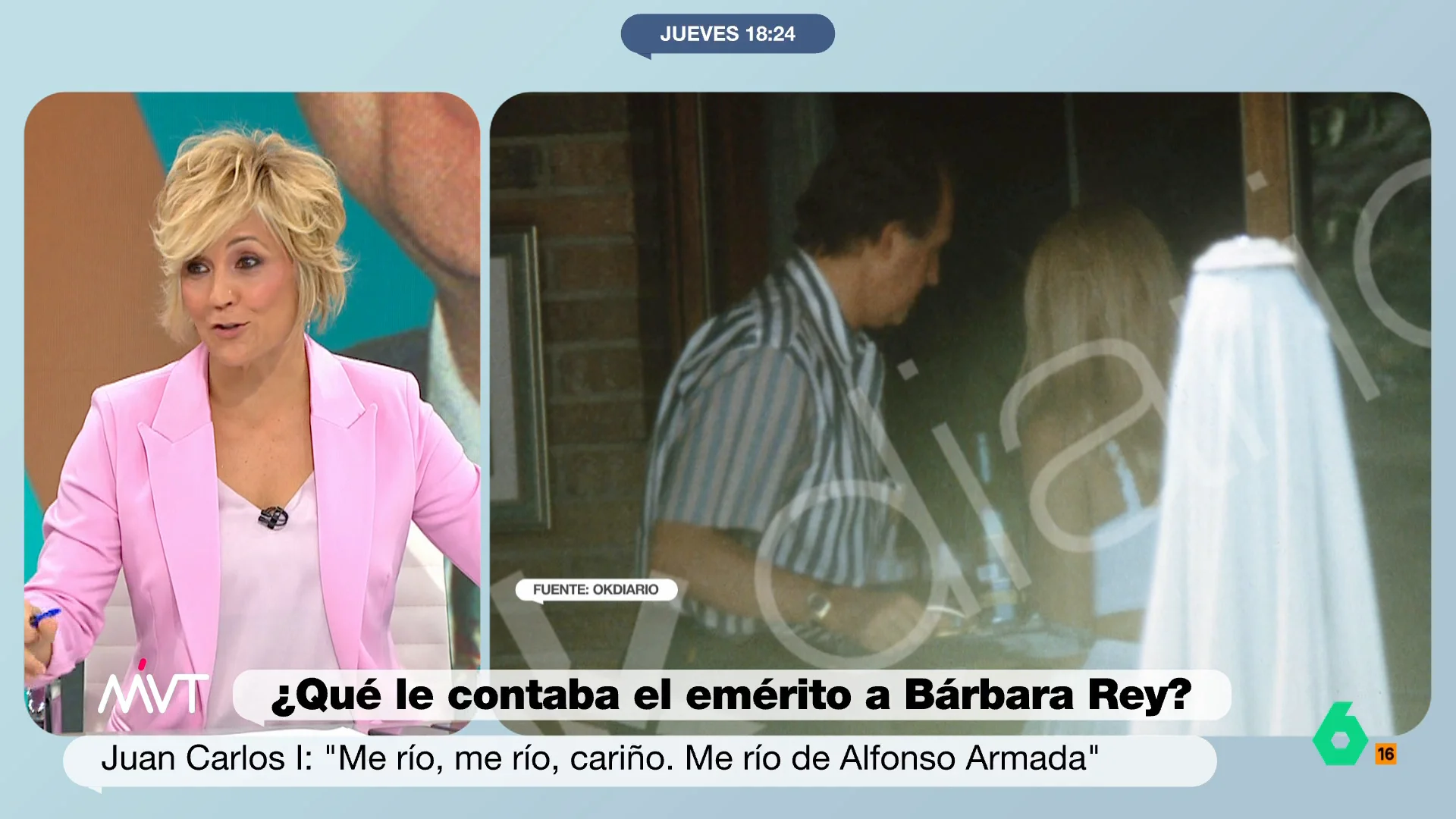 "Yo creo que todo esto lo que nos indica es que hace falta una ley de la Corona", opina Iñaki López en pleno debate sobre los audios filtrados entre el rey Juan Carlos y Bárbara Rey, lo que provoca la reacción de Cristina Pardo y Juande Colmenero.