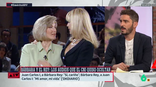 ARV-Juanma Lamet reacciona a los audios de Bárbara Rey sobre Juan Carlos I: "Lo guionizan para una serie y no nos lo creemos" ARV-Juanma Lamet reacciona a los audios de Bárbara Rey sobre Juan Carlos I: "Lo guionizan para una serie y no nos lo creemos"