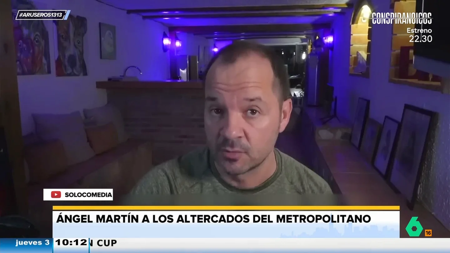 Ángel Martín, sobre los altercados del Metropolitano: "Hay quien cree que el fútbol es donde vas a demostrar lo tonto eres" Ángel Martín, sobre los altercados del Metropolitano: "Hay quien cree que el fútbol es donde vas a demostrar lo tonto eres"