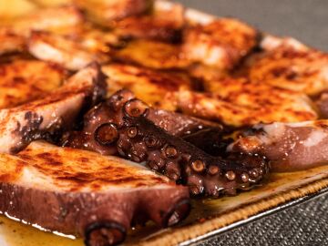 Pulpo a feira del restaurante Los Montes de Galicia