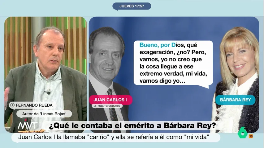 Fernando Rueda cree que estos audios de Bárbara Rey la dejan en mal lugar