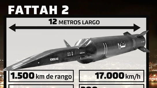 Hipersónicos y de 12 metros de largo: así son los miles que Irán ha lanzado contra Israel Hipersónicos y de 12 metros de largo: así son los miles que Irán ha lanzado contra Israel